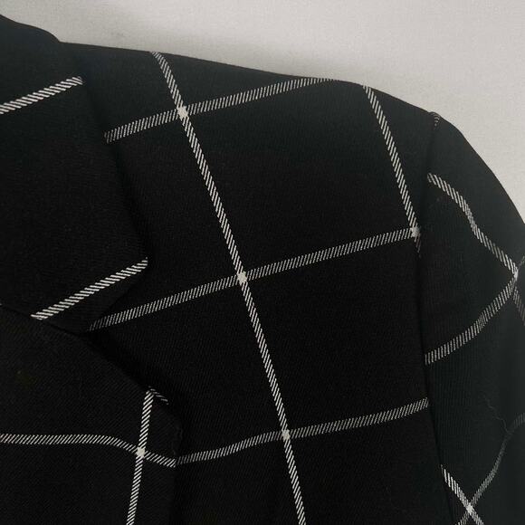 Mercer & Madison Checkered Single Breasted Blazer Size Large - Picture 6 of 8